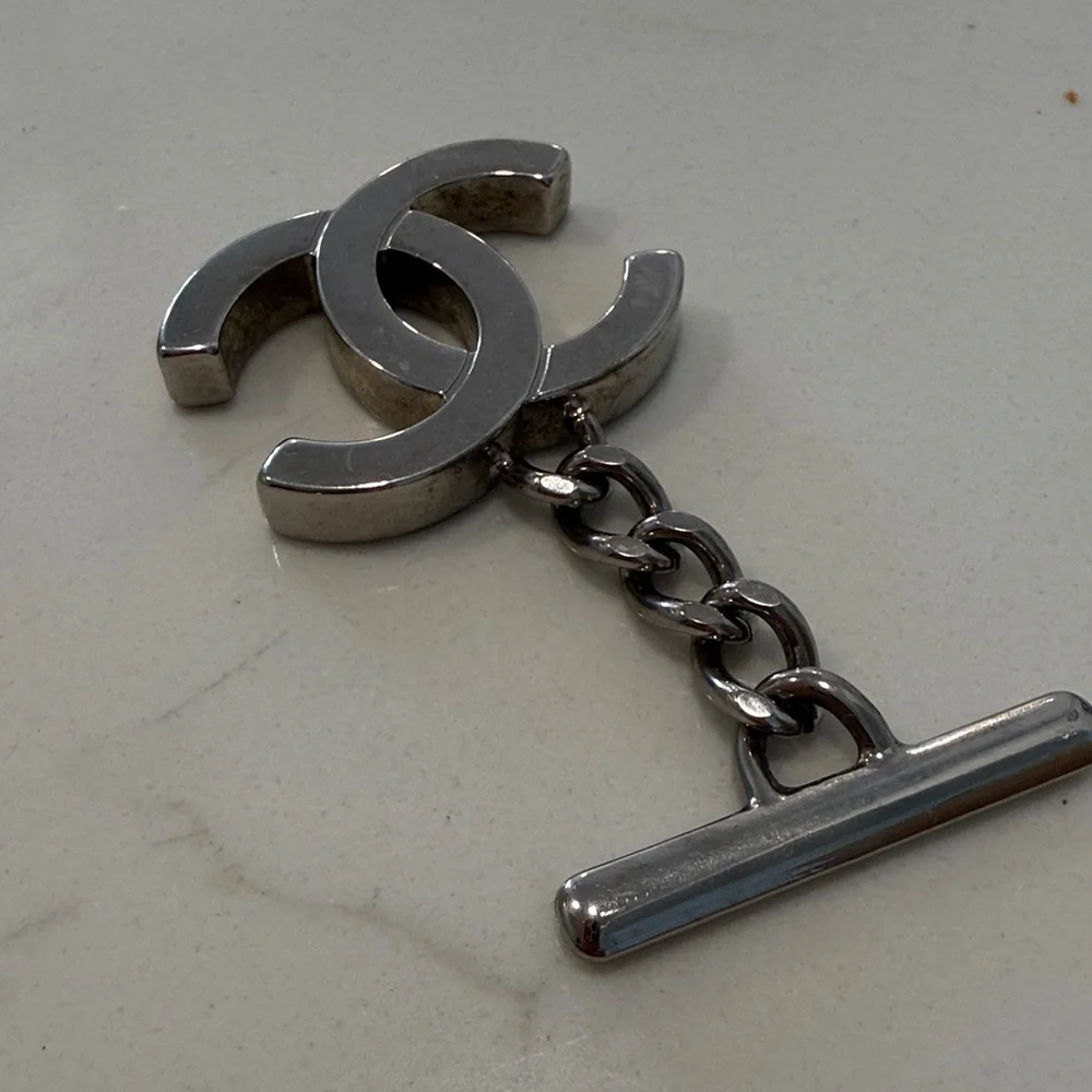 Chanel Silver Bag Charm